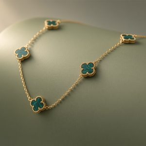 گردنبند ونکلیف سبز کله غازی N0001