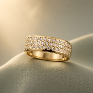 انگشتر لانه زنبوری R0041